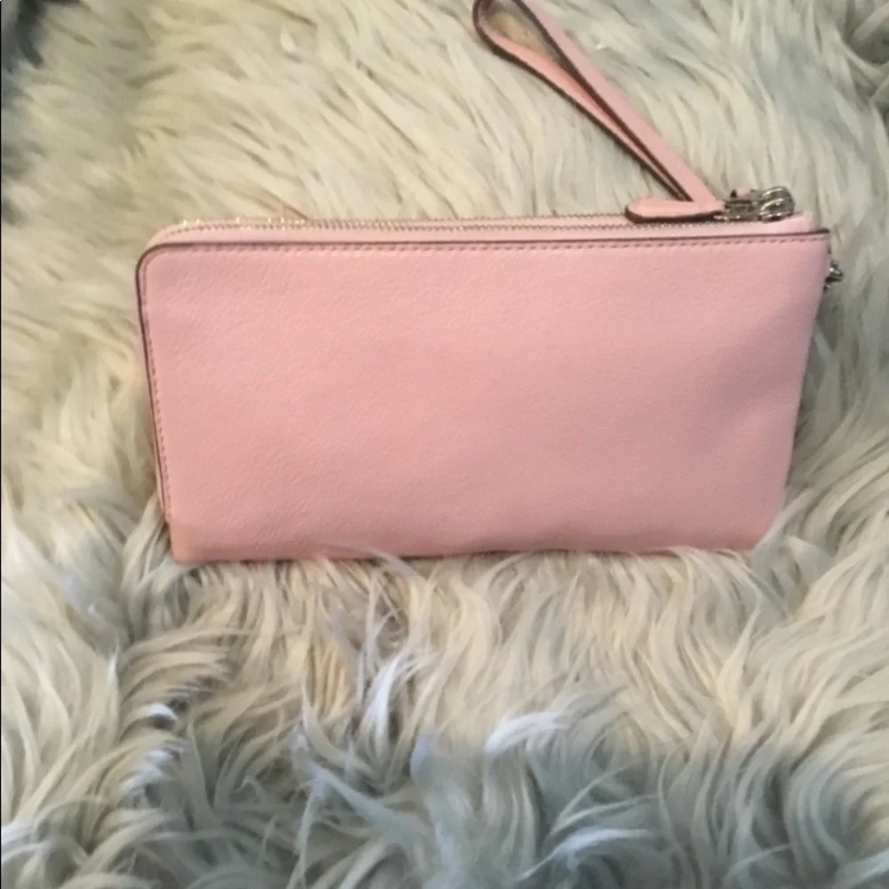 Light Pink Coach Wristlet